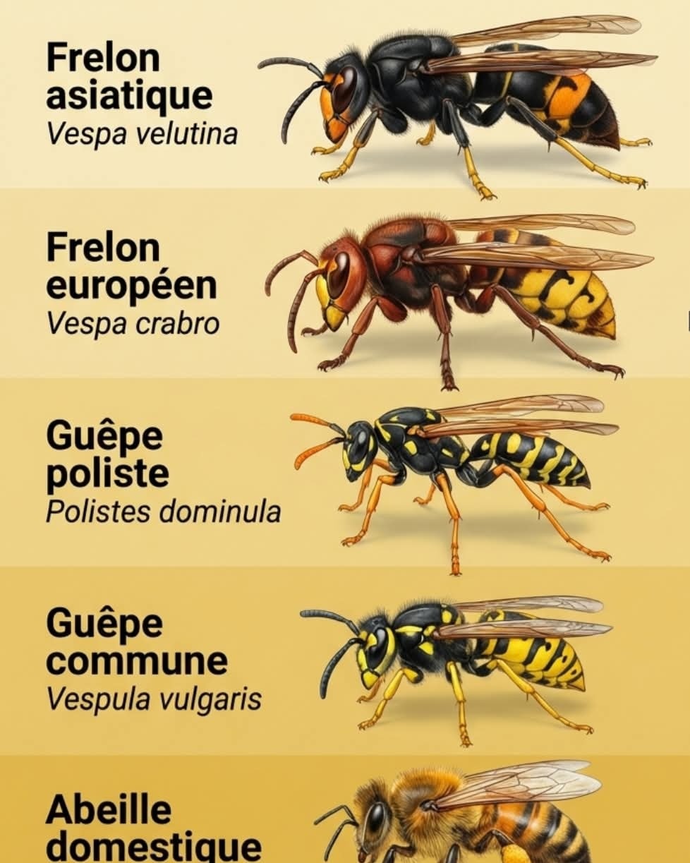 Frelon asiatique ou frelon européen : comment faire la différence ?