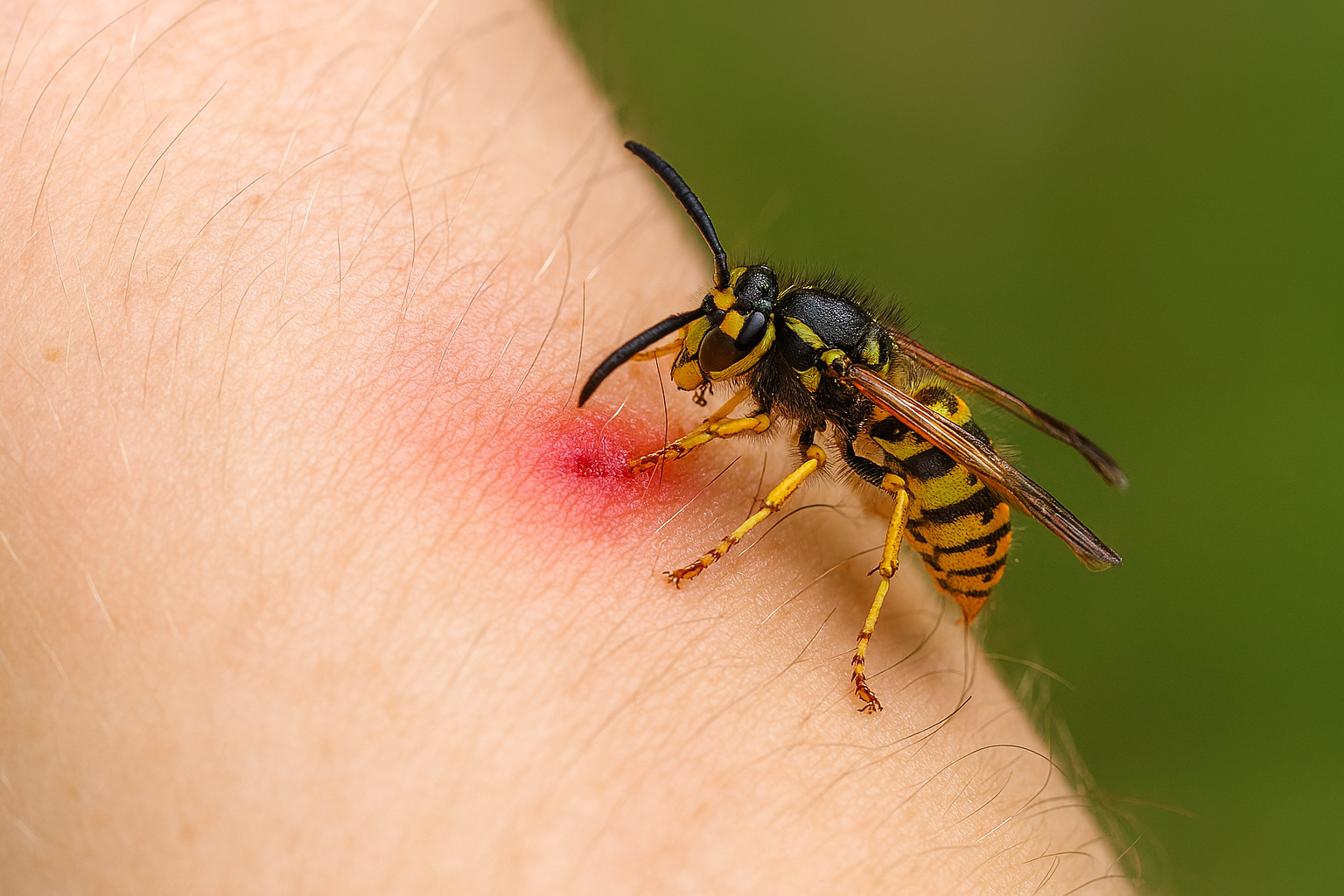Comment soigner une piqûre de guêpe : gestes simples et conseils utiles
