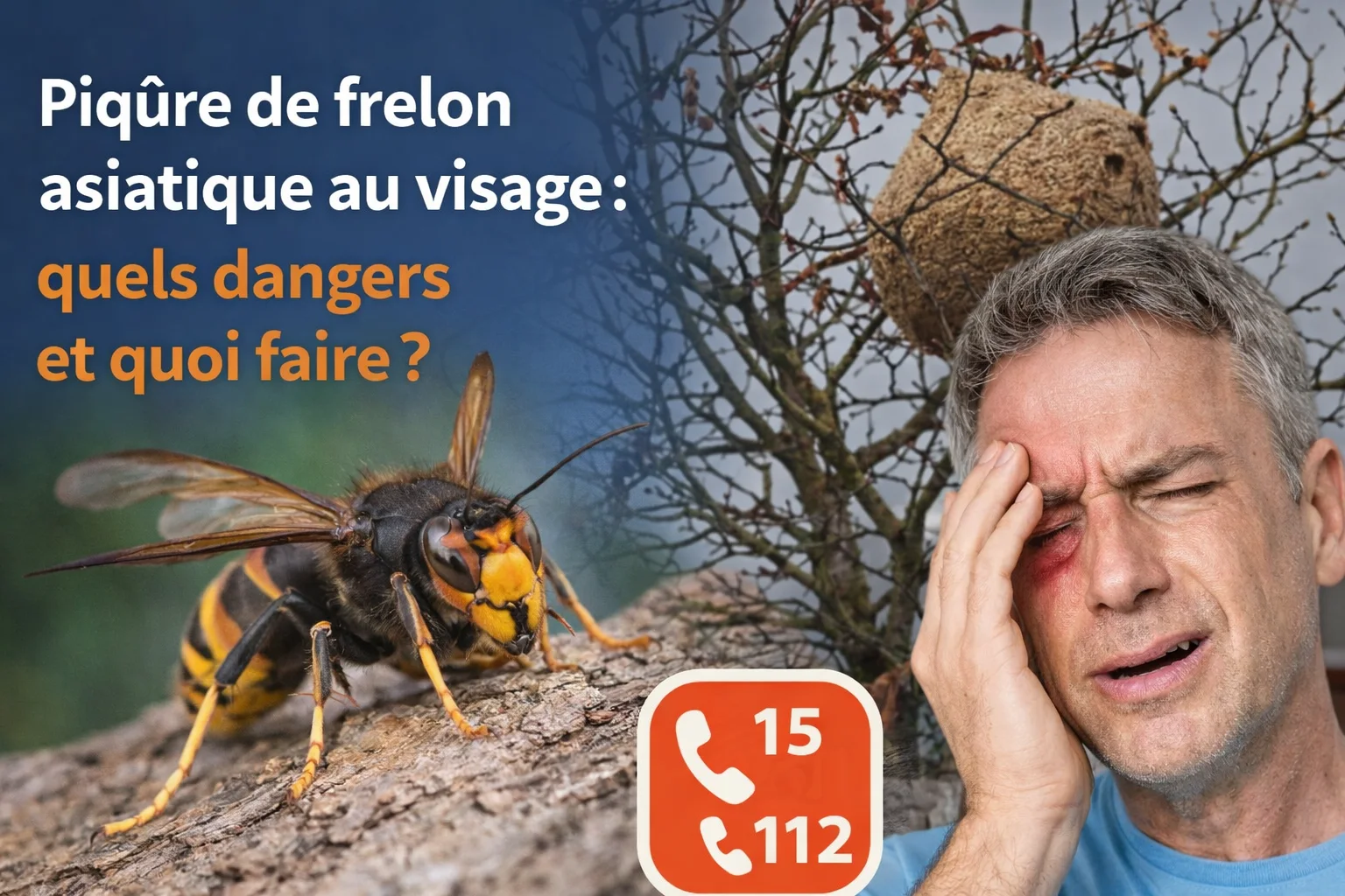 Piqûre de frelon asiatique : que faire et quand s’inquiéter