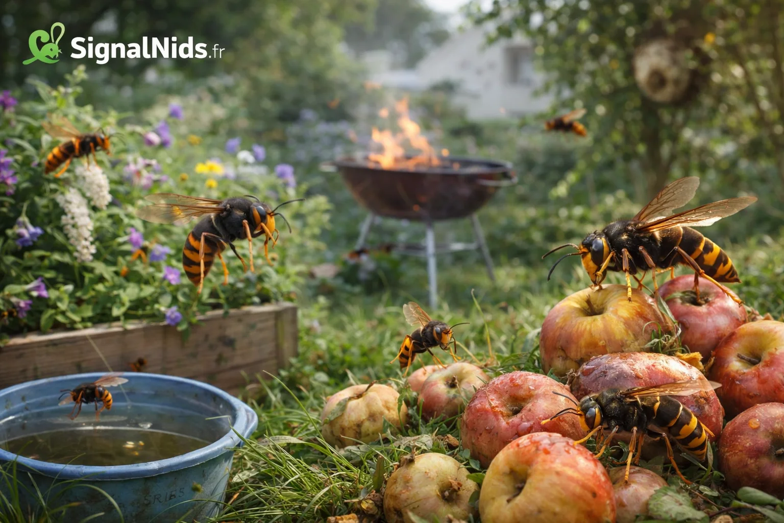 Pourquoi il y a des frelons asiatiques dans mon jardin ?