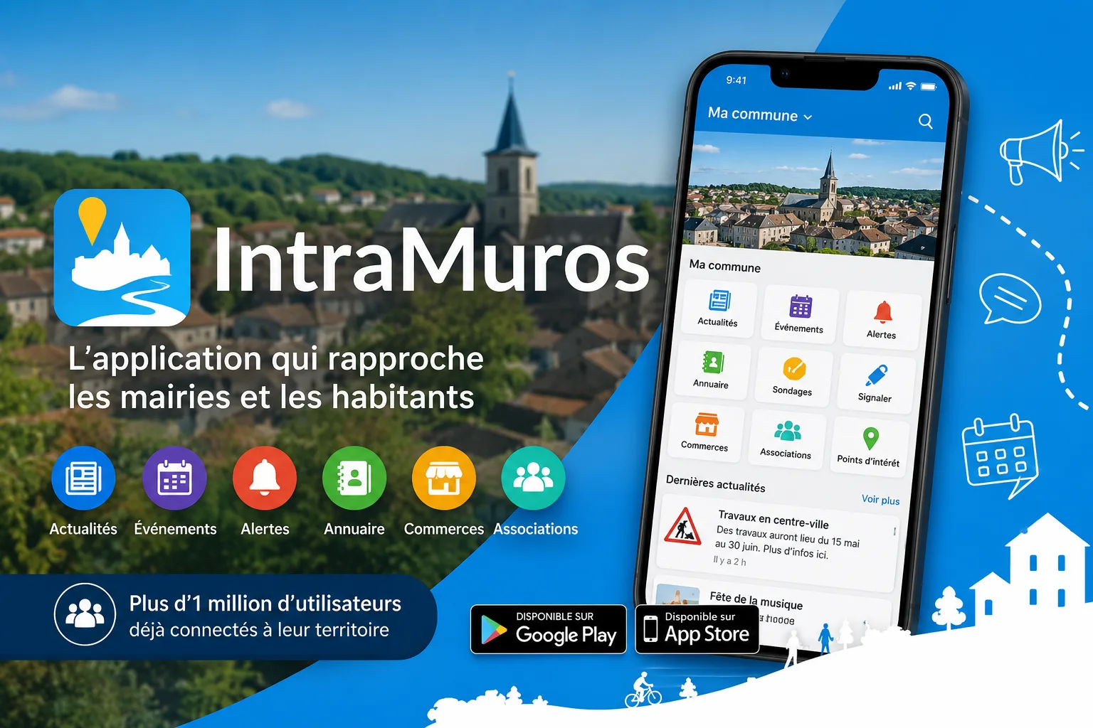 IntraMuros : l’application des mairies et des habitants