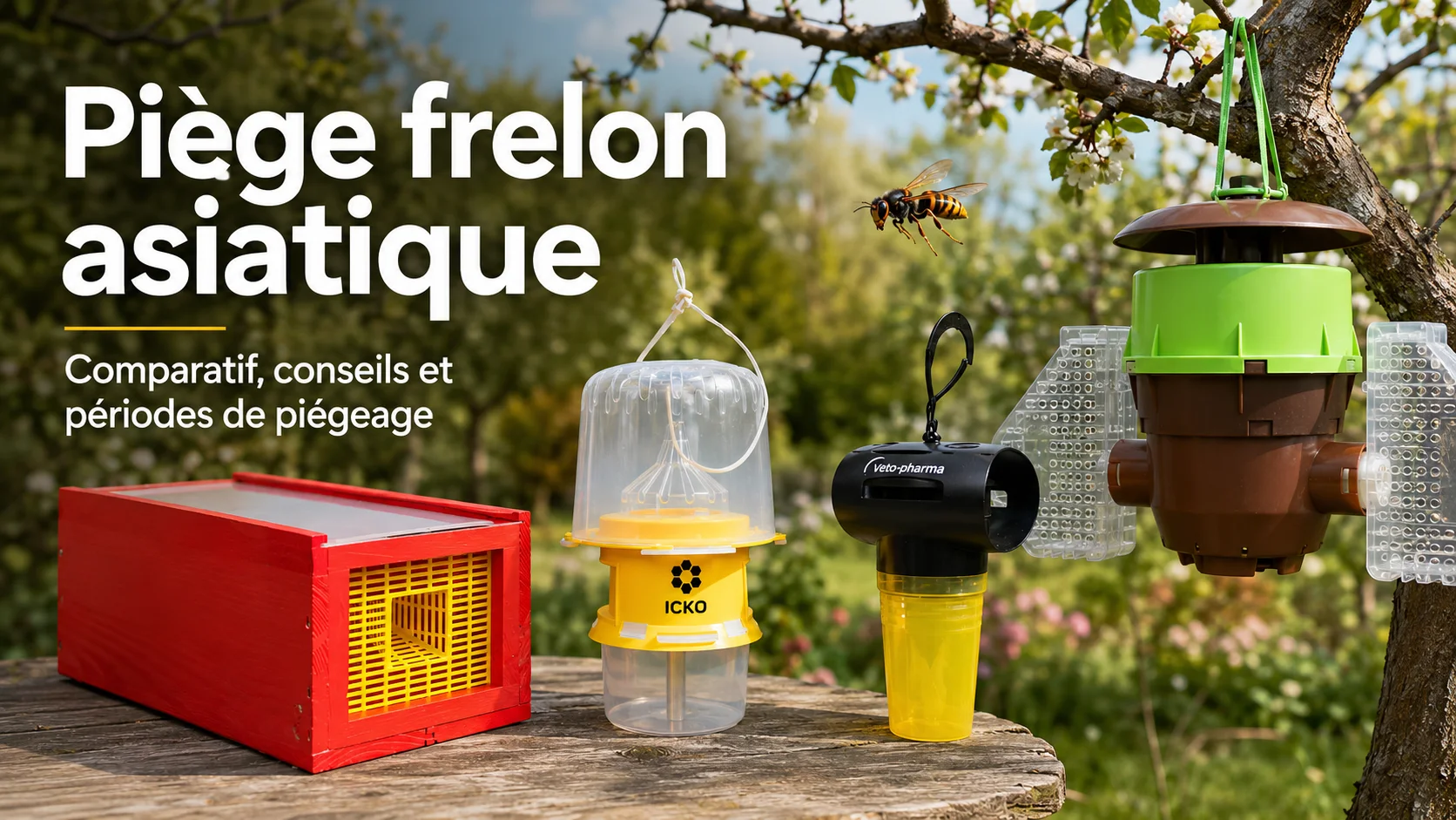 Piège à frelon asiatique : lequel choisir et quand piéger ?
